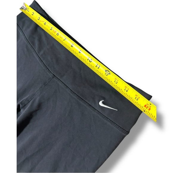 Nike Black Dri Fit Wide-Leg Capri Yoga Workout Pants - Picture 11 of 11